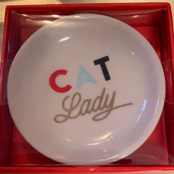 “CAT Lady” decorative tray in gift box - Picture 2 of 11